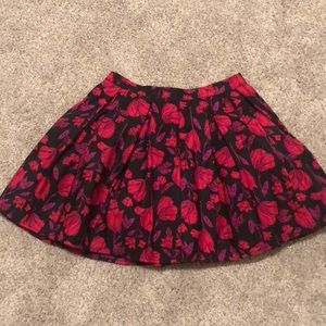 Floral mini skirt